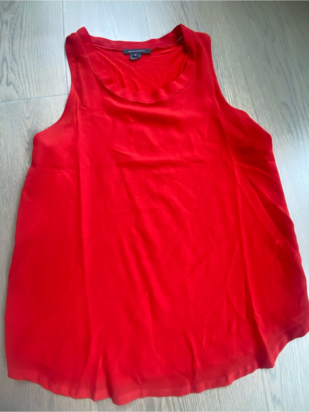 French Connection Women’s Sleeveless Red Tank Top
